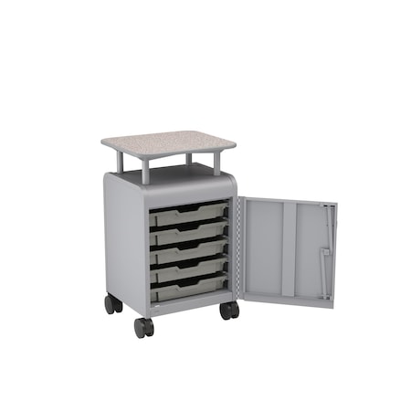 Smith Trades Industrial Storage Cabinet, 37 in H, 21 in W, Platinum 120105000PPGNBPPPLT